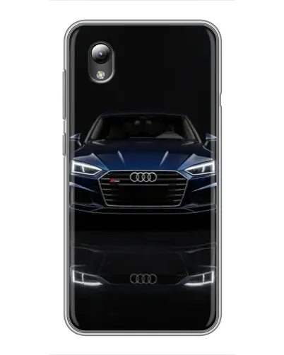 Чехол для ZTE Blade L8 с картинкой «Audi — ночное отражение»
