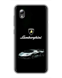 Чехол для ZTE Blade L8 с картинкой «Логотип Lamborghini классика»