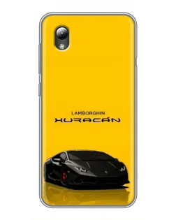 Чехол для ZTE Blade L8 с картинкой «Lamborghini Huracan черный»