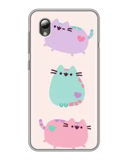 Чехол для ZTE Blade L8 с картинкой «Pusheen трио» Чехол для ZTE Blade L8 с картинкой «Pusheen трио»