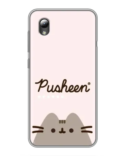 Чехол для ZTE Blade L8 с картинкой «Pusheen логотип» Чехол для ZTE Blade L8 с картинкой «Pusheen логотип»