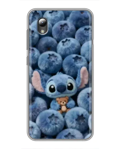 Чехол для ZTE Blade L8 с картинкой «Стич и голубика» Чехол для ZTE Blade L8 с картинкой «Стич и голубика»
