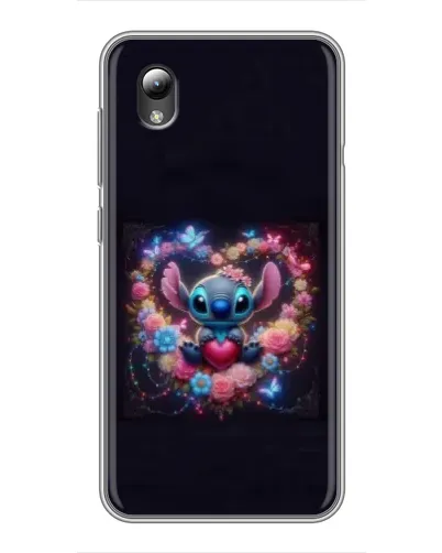Чехол для ZTE Blade L8 с картинкой «Stitch в цветах» Чехол для ZTE Blade L8 с картинкой «Stitch в цветах»