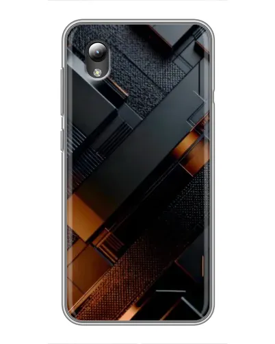 Чехол для ZTE Blade L8 с картинкой «Черные геометрические блоки» Чехол для ZTE Blade L8 с картинкой «Черные геометрические блоки»