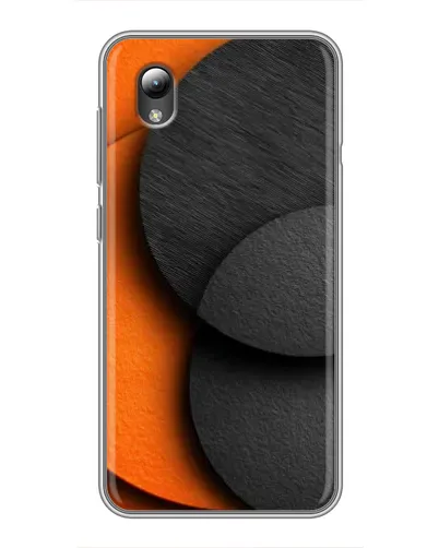 Чехол для ZTE Blade L8 с картинкой «Геометрия оранжевых кругов» Чехол для ZTE Blade L8 с картинкой «Геометрия оранжевых кругов»