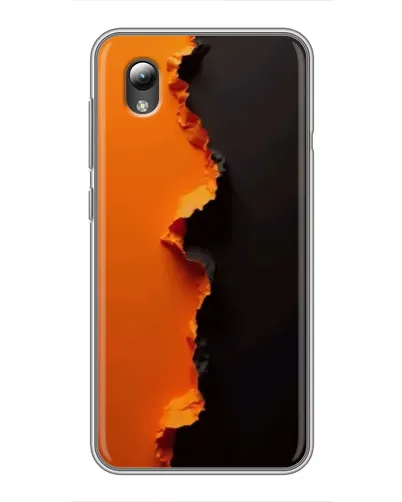 Чехол для ZTE Blade L8 с картинкой «Оранжевый разлом» Чехол для ZTE Blade L8 с картинкой «Оранжевый разлом»