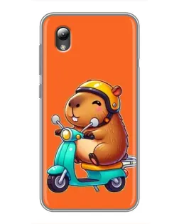 Чехол для ZTE Blade L8 с картинкой «Капибара на скутере» Чехол для ZTE Blade L8 с картинкой «Капибара на скутере»