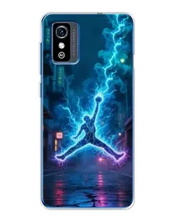 Чехол для ZTE Blade L9 с картинкой «Jordan Gold Jumpman»