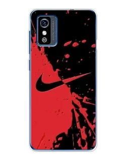 Чохол для ZTE Blade L9 з картинкою «Червоні бризки Nike»