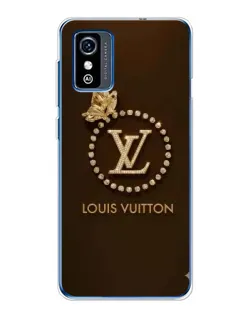 Чехол для ZTE Blade L9 с картинкой «LV — золотая печать»