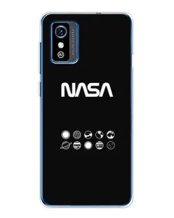 Чехол для ZTE Blade L9 с картинкой «NASA — технический принт» Чехол для ZTE Blade L9 с картинкой «NASA — технический принт»