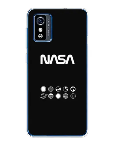 Чехол для ZTE Blade L9 с картинкой «NASA — технический принт» Чехол для ZTE Blade L9 с картинкой «NASA — технический принт»