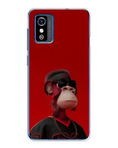 Чехол для ZTE Blade L9 с картинкой «Bored Ape в красном» Чехол для ZTE Blade L9 с картинкой «Bored Ape в красном»