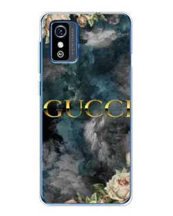 Чехол для ZTE Blade L9 с картинкой «Абстрактные цветы Gucci» Чехол для ZTE Blade L9 с картинкой «Абстрактные цветы Gucci»