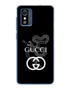 Чехол для ZTE Blade L9 с картинкой «Gucci — серебряная змея» Чехол для ZTE Blade L9 с картинкой «Gucci — серебряная змея»