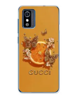 Чехол для ZTE Blade L9 с картинкой «Gucci — золотые бабочки» Чехол для ZTE Blade L9 с картинкой «Gucci — золотые бабочки»