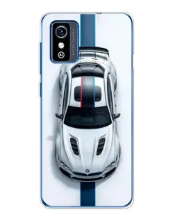 Чехол для ZTE Blade L9 с картинкой «Вид сверху — BMW M»