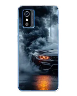 Чехол для ZTE Blade L9 с картинкой «BMW M-Power — абстракция»