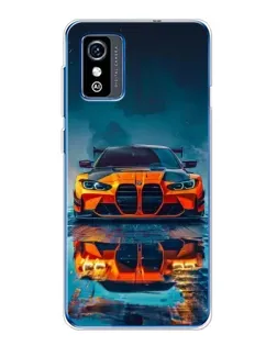 Чехол для ZTE Blade L9 с картинкой «BMW — золотая эмблема»