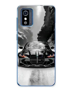 Чехол для ZTE Blade L9 с картинкой «BMW — акварельный дрифт»