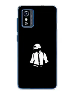 Чохол для ZTE Blade L9 з картинкою «PUBG — білий шолом»