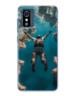 Чохол для ZTE Blade L9 з картинкою «PUBG — вільне падіння»