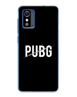 Чохол для ZTE Blade L9 з картинкою «PUBG — білий логотип»