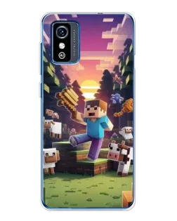 Чохол для ZTE Blade L9 з картинкою «Стів на фермі»