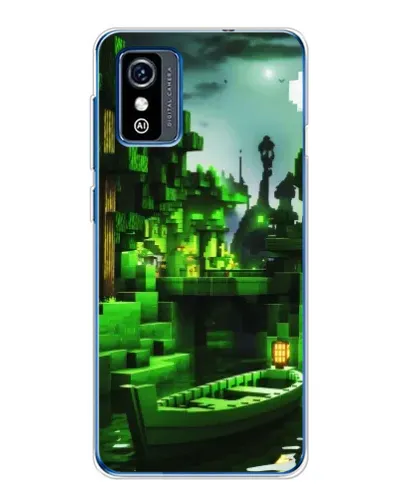 Чехол для ZTE Blade L9 с картинкой «Minecraft лесной пейзаж»