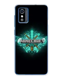 Чохол для ZTE Blade L9 з картинкою «Minecraft Diamond лого» Чохол для ZTE Blade L9 з картинкою «Minecraft Diamond лого»