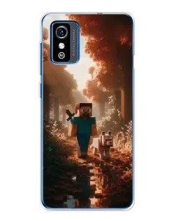 Чохол для ZTE Blade L9 з картинкою «Стів у лісі» Чохол для ZTE Blade L9 з картинкою «Стів у лісі»