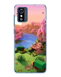 Чохол для ZTE Blade L9 з картинкою «Рожеве дерево Minecraft» Чохол для ZTE Blade L9 з картинкою «Рожеве дерево Minecraft»