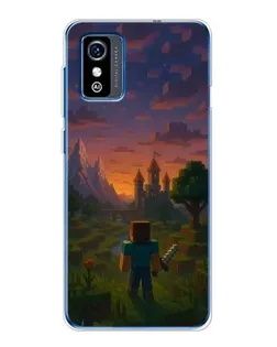 Чохол для ZTE Blade L9 з картинкою «Стів біля вежі» Чохол для ZTE Blade L9 з картинкою «Стів біля вежі»