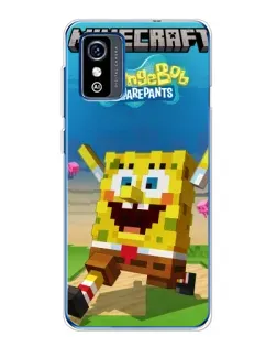 Чохол для ZTE Blade L9 з картинкою «Губка Боб Minecraft» Чохол для ZTE Blade L9 з картинкою «Губка Боб Minecraft»