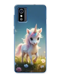 Чехол для ZTE Blade L9 с картинкой «Единорог на поляне» Чехол для ZTE Blade L9 с картинкой «Единорог на поляне»