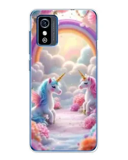 Чехол для ZTE Blade L9 с картинкой «Радуга и единороги» Чехол для ZTE Blade L9 с картинкой «Радуга и единороги»