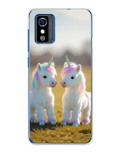 Чехол для ZTE Blade L9 с картинкой «Пара единорогов»