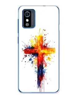Чохол для ZTE Blade L9 з картинкою «Акварельний хрест»