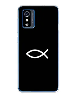 Чехол для ZTE Blade L9 с картинкой «Символ рыбы Jesus»