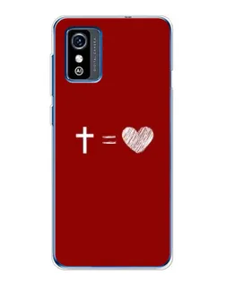 Чехол для ZTE Blade L9 с картинкой «Уравнение любви»