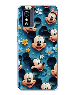 Чехол для ZTE Blade L9 с картинкой «Паттерн Микки и Минни»