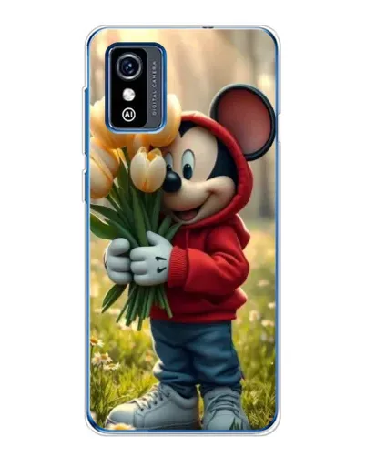 Чехол для ZTE Blade L9 с картинкой «Микки с тюльпанами» Чехол для ZTE Blade L9 с картинкой «Микки с тюльпанами»