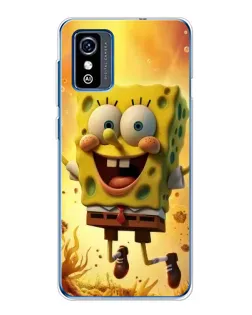 Чохол для ZTE Blade L9 з картинкою «Губка Боб стрибає»