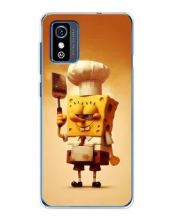 Чохол для ZTE Blade L9 з картинкою «Губка Боб кухар»