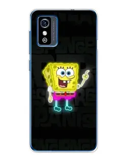 Чохол для ZTE Blade L9 з картинкою «Неоновий Губка Боб»