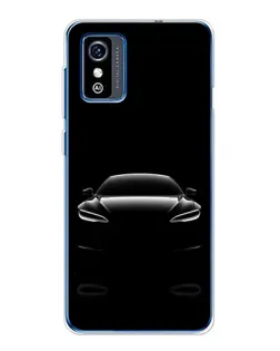 Чехол для ZTE Blade L9 с картинкой «Силуэт Tesla Night»