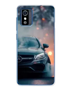 Чехол для ZTE Blade L9 с картинкой «Mercedes — ночной город»