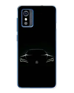 Чехол для ZTE Blade L9 с картинкой «Mercedes — силуэт авто» Чехол для ZTE Blade L9 с картинкой «Mercedes — силуэт авто»