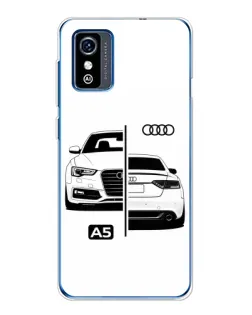Чехол для ZTE Blade L9 с картинкой «Audi — контрастный дизайн» Чехол для ZTE Blade L9 с картинкой «Audi — контрастный дизайн»
