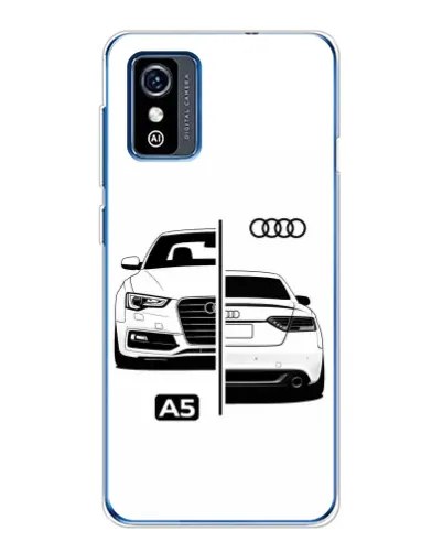Чехол для ZTE Blade L9 с картинкой «Audi — контрастный дизайн» Чехол для ZTE Blade L9 с картинкой «Audi — контрастный дизайн»